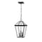 Z-Lite Talbot 3 Light Outdoor Chain Mount Ceiling Fixture, Black & Clear Beveled 579CHB-BK - alternate 1